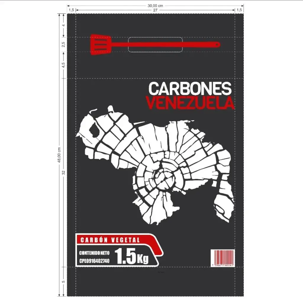 CARBON PARA PARILLA EN BOLSA DE 1,5kg